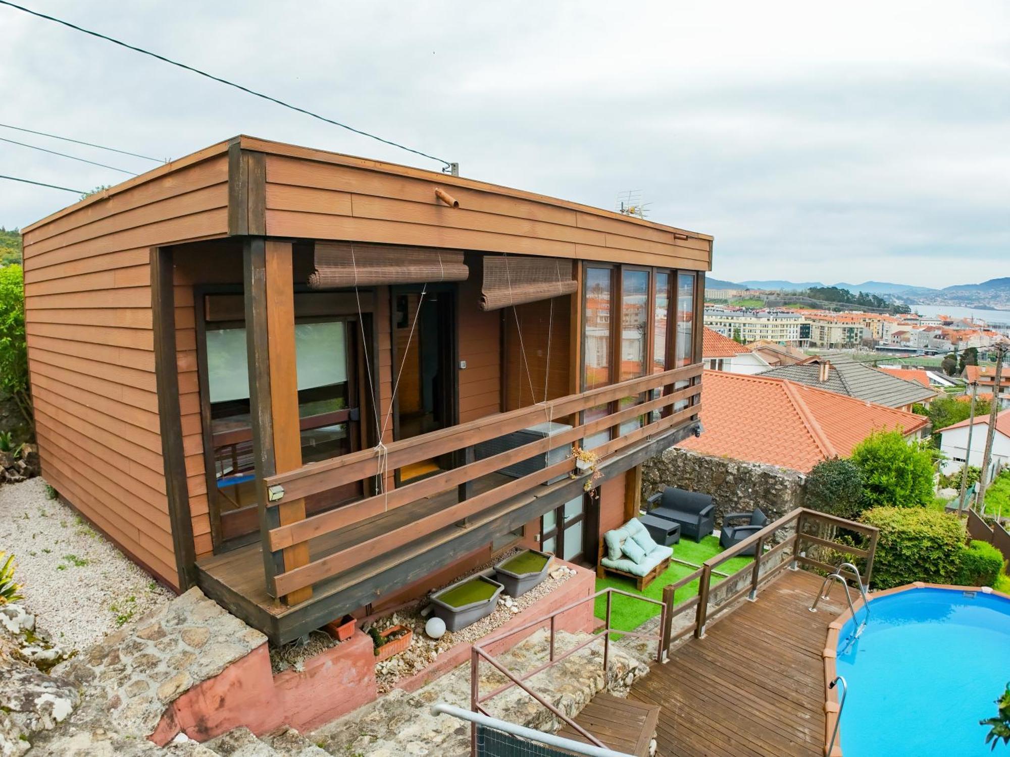 Cabana Vila Do Mar Baiona Kültér fotó