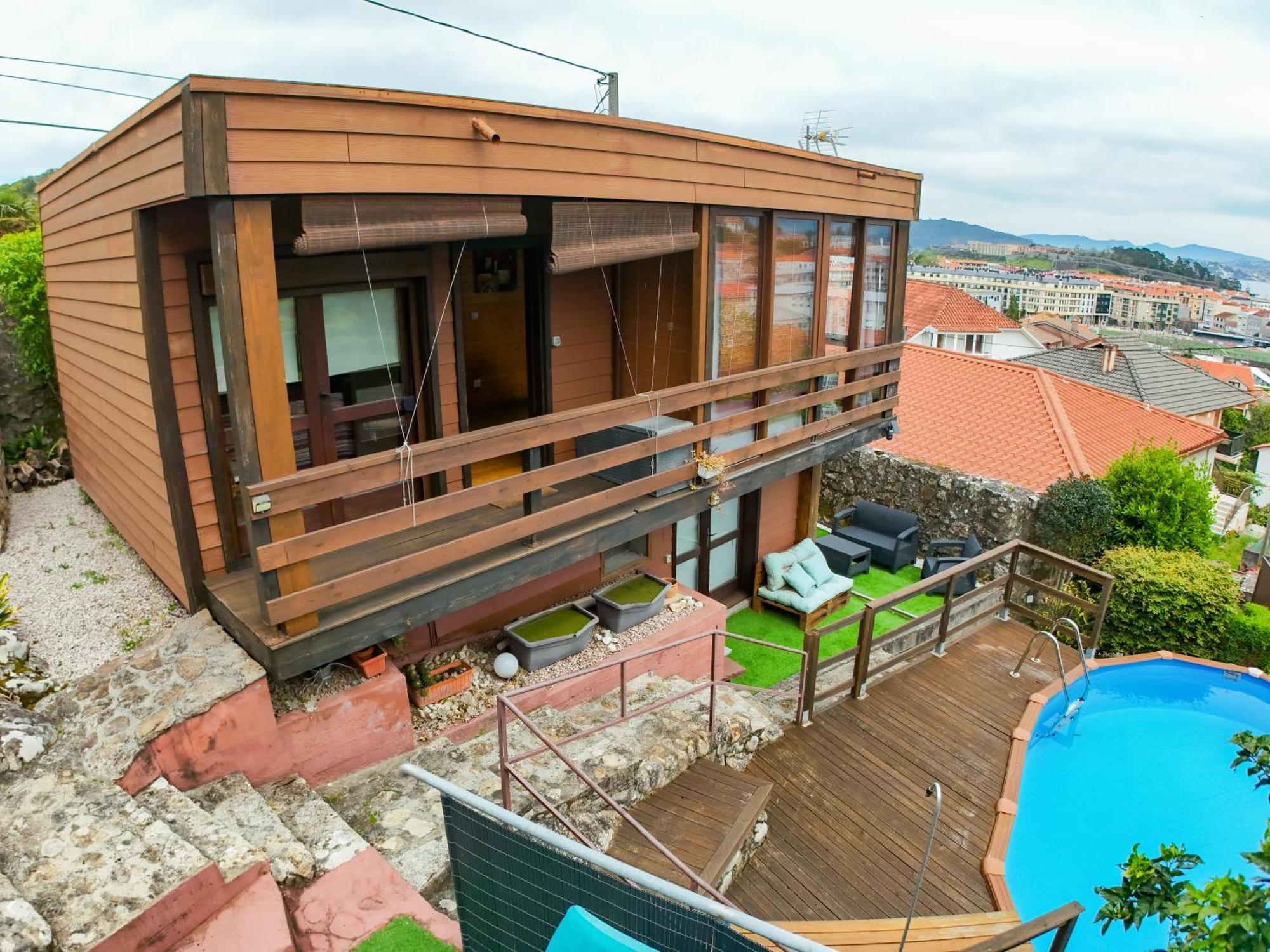 Cabana Vila Do Mar Baiona Kültér fotó